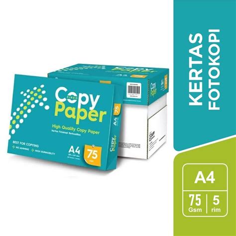 Jual Gosend Grab Kertas Hvs A F Gram Paperone Kertas Hvs Copy