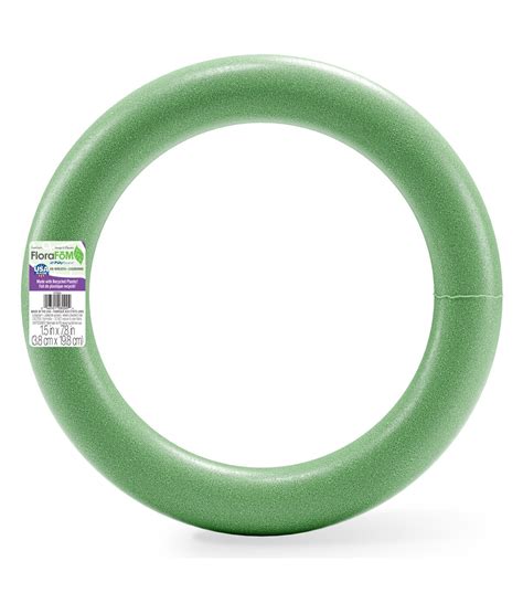 8in Extruded Foam Wreath Green Joann