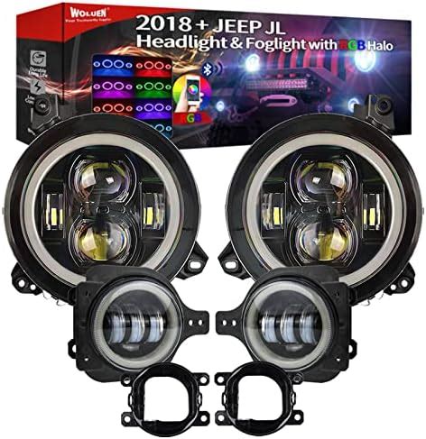 Amazon Opp Ulite Dream Chasing Color Halo Jl Led Headlights Inch