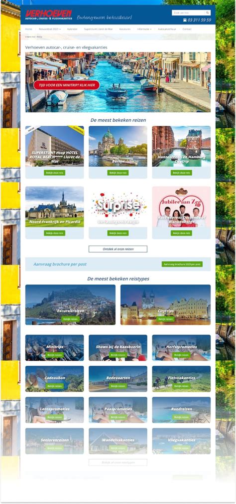 Verhoeven Autocar Cruise & Vliegvakanties