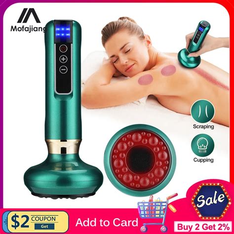 Electric Cupping Massager Vacuum Suction Cup GuaSha Anti Cellulite