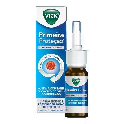 Spray Nasal Vick Primeira Proteção 15ml Farmácias Nissei