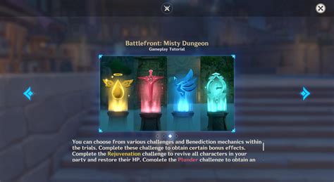 Genshin Impact Battlefront Misty Dungeon Guide Trials Rewards Tips