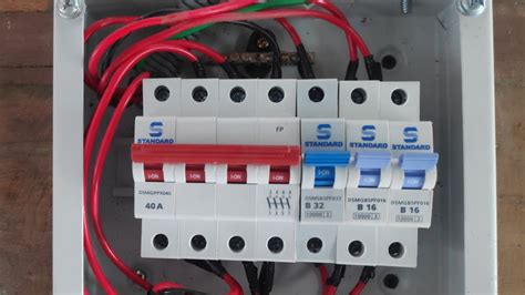 3 Phase Mcb And Isolator Connection Electricalstamiltech Youtube