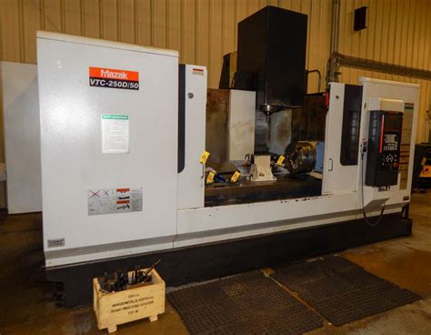 Mazak Mdl Vtc 250d50 Cnc Vertical Machining Center With Mazatrol