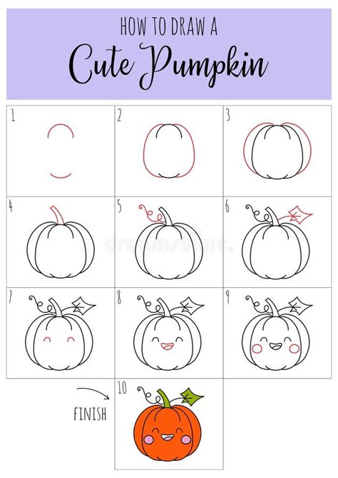 C Mo Dibujar Una Calabaza Linda Para Los Ni Os Tutorial De Dibujo Paso