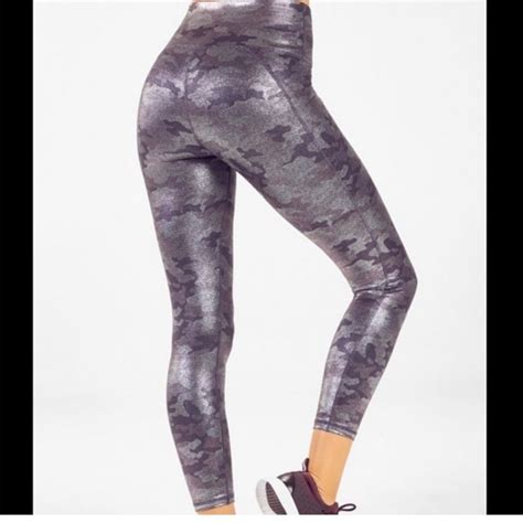 Fabletics Pants And Jumpsuits Fabletics Power Hold Shiny Camo