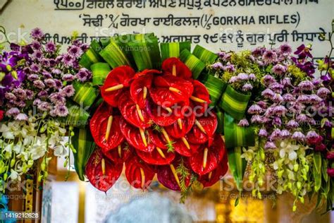 Sri Harmandir Sahib Decorated With Millions Of Flowers For Prakash