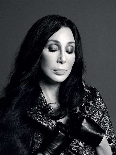 Cher On The Cover Of Love Magazine Queen Of Chiffon And Sequins Is The