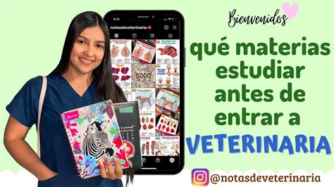 QUÉ MATERIAS ESTUDIAR SI ENTRAS A VETERINARIA YouTube