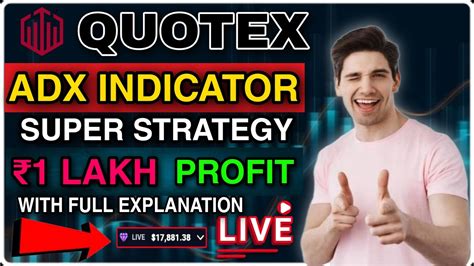 Quotex Adx Indicator Best Trading Indicator Quotex Indicator Adx Quotex Quotex Winning