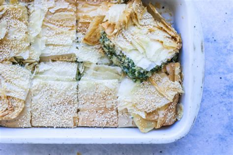 Broccoli Zucchini And Spinach Vegetarian Filo Pie Eatwell Magazine