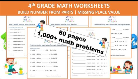 Free 4th Grade Math Worksheets Activity Shelter 4th Grade Math