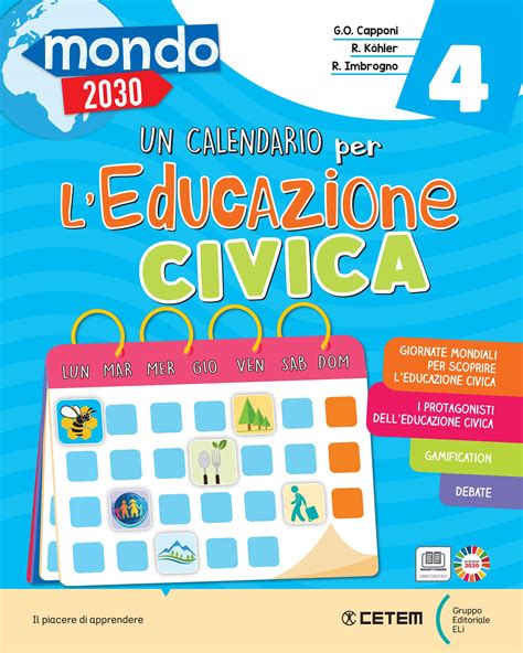 Mondo 2030 Classe 4a Un Calendario Per L Educazione Civica By ELI