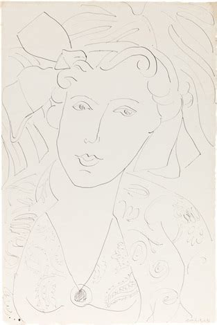 Portrait De Femme Avec Un Collier By Henri Matisse On Artnet