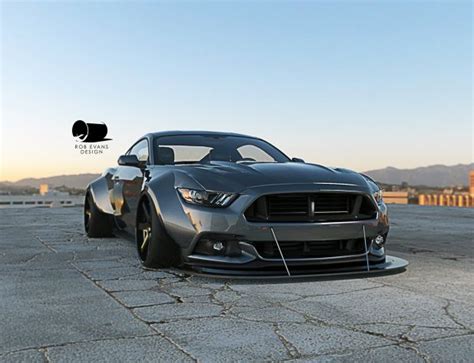 Wide Body 2015 Mustang Renderings S550