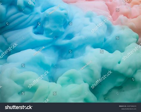 Blue Green Pink Foam Colorful Foam Stock Photo 2107326215 Shutterstock