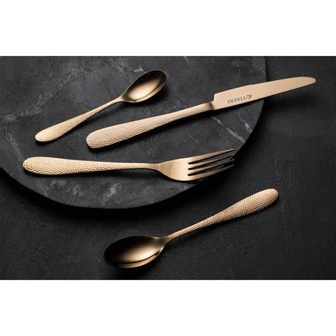 Champagne Piece Stainless Steel Cutlery Set Giftbox Brandalley