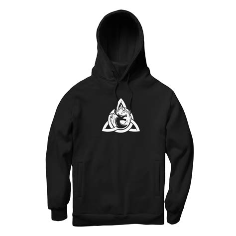 KRUZADAR® | GLOW TRIQUETRA MASKED HOODIE (BLACK) – Kruzadar