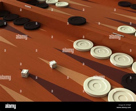 Backgammon Games Piece Hi Res Stock Photography And Images Alamy