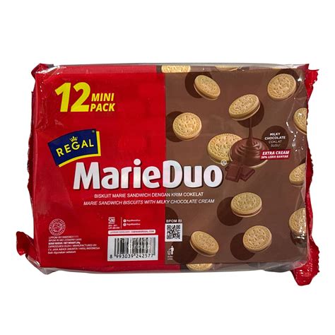 Regal Marie Duo Sandwich Biscuits Milky Chocolate Ntuc Fairprice