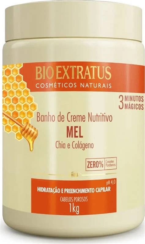 Kit Bio Extratus Mel Banho De Creme Nutritivo Beleza Na Web