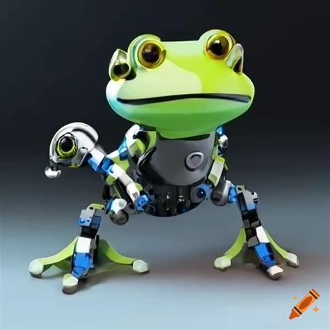 Robot Frog With Wheel Leg