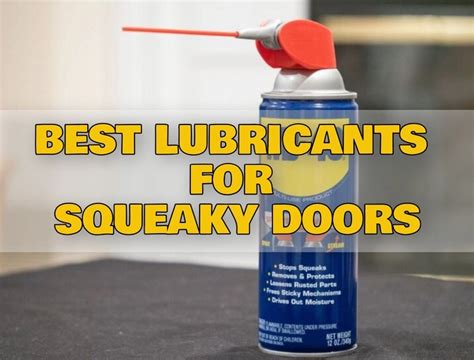 Best Lubricants For Squeaky Door Hinges Handles In 2023