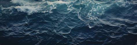 Premium AI Image | Dark ocean waves Generative AI