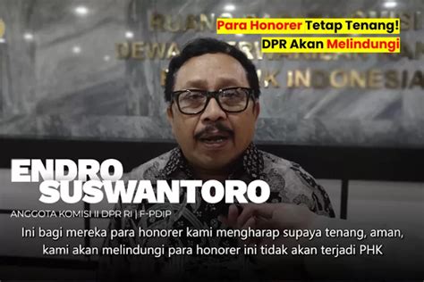 Nasib Honorer 2024 Diperjuangkan DPR RI Agar Menjadi PPPK Paruh Waktu