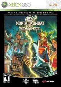 Mortal Kombat Vs Dc Universe Collectors Edition Gameplanet