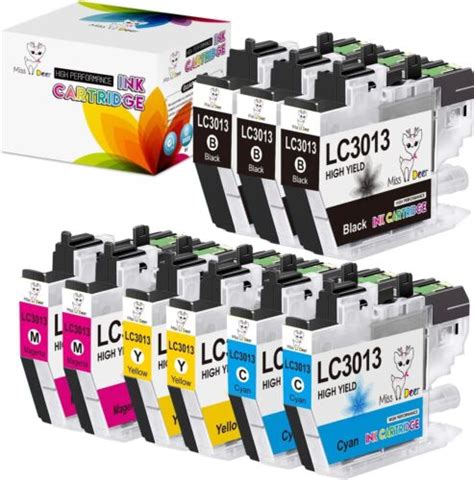 9 Pk LC 3013 Ink Cartridge Brother LC 3011 LC 3013 MFC J491DW J895DW