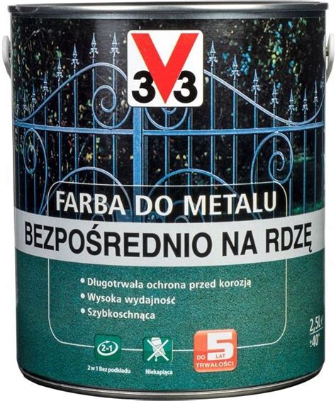 Farba V Farba Do Metalu Na Rdz L Ciemny Grafit Mat Opinie I