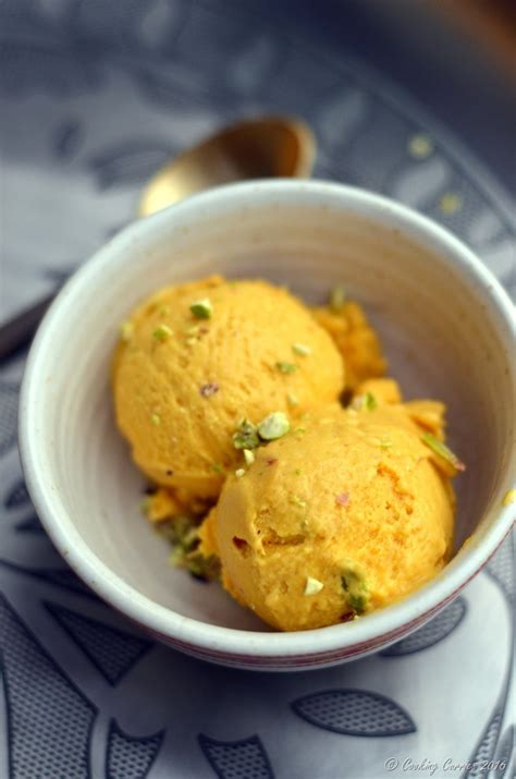 Vegan Mango Ice Cream With Pistachios Cooking Curries