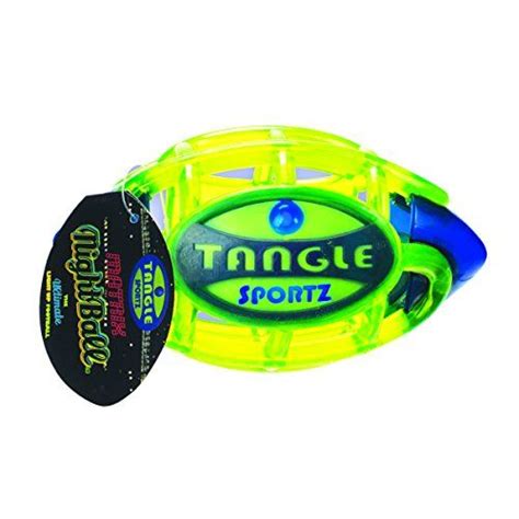 Tangle Nightball Glow In The Dark Light Up Led Football Green With