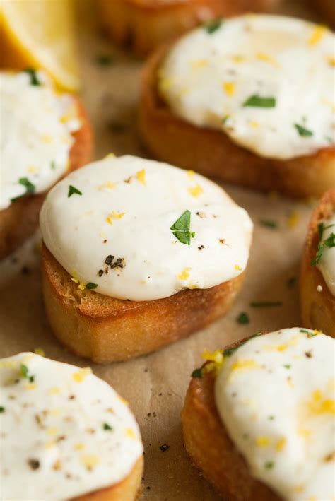 Whipped Ricotta Crostini With Honey Lemon Wellness By Kay