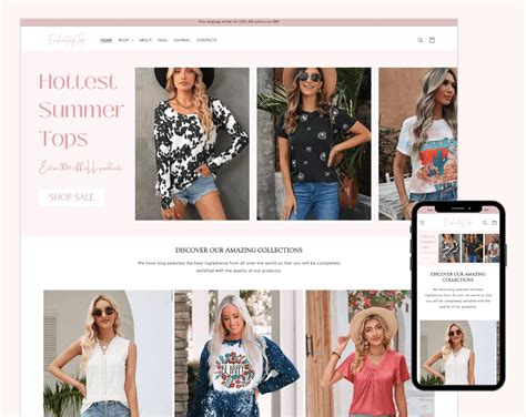 CHARMING - Clothing Shopify Theme | Shopify Themes ~ Creative Market