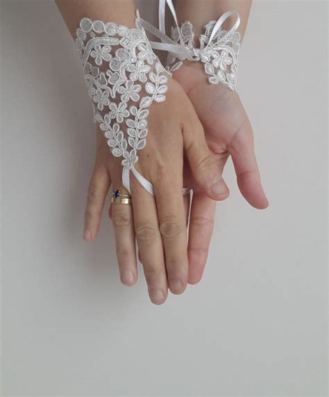 Wedding Glove Bride Glove Wedding Bridal Gloves Ivory Lace Custom Lace