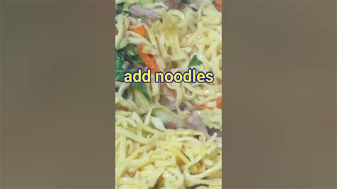 How To Cook Miki Noodles Youtube