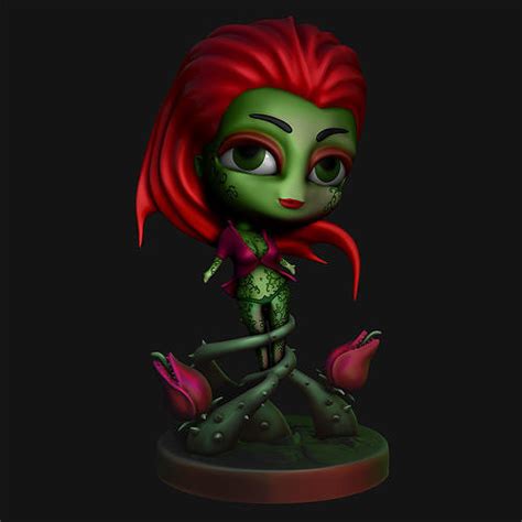 Poison Ivy Stl 3d Model 3d Printable Cgtrader