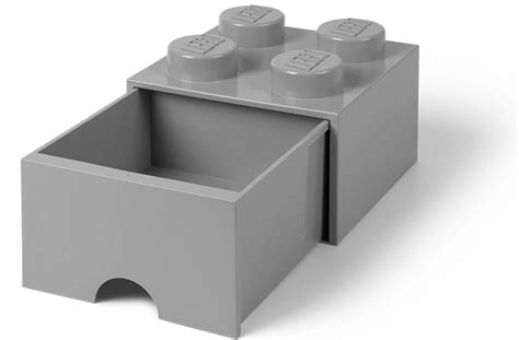 Lego Rangements Pas Cher Brique Gris Pierre De Rangement Lego