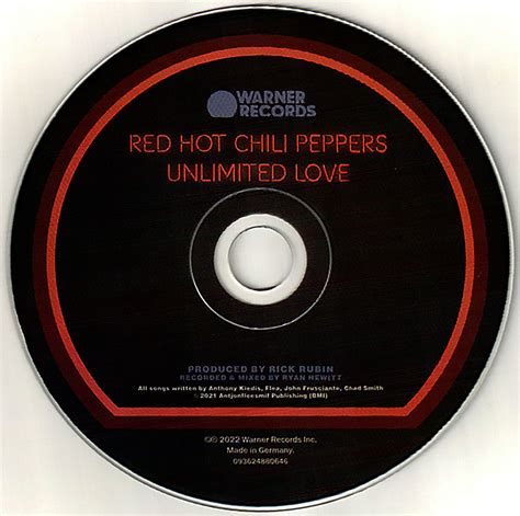 RED HOT CHILI PEPPERS UNLIMITED LOVE Twelfth Album 2022