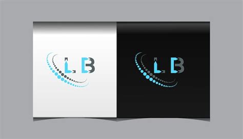 premium vector lb initial modern logo design vector icon template