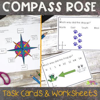 Compass Rose Activities by Fourth Grade Frenzy | TpT