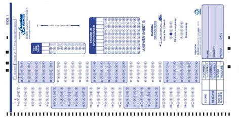 Scantron™ Compatible Answer Sheet And Forms Catalog Apperson S Ncs Compatible Form Answer Sheet