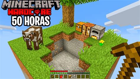 Eu Sobrevivi Horas Em Uma Chunk No Minecraft Hardcore Youtube