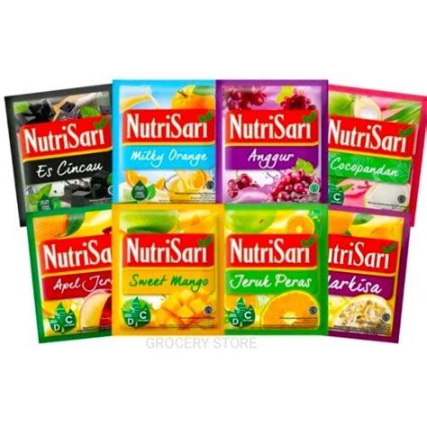 Jual NutriSari All Varian 1 Renceng 10Sachet NutriSari 1 Renceng 10