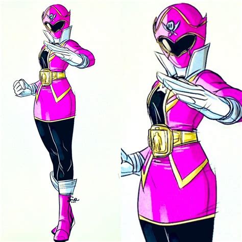 Super Megaforce Pink Ranger Art💖 R Powerrangers