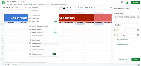 How to Make a Simple Job Tracker on Google Sheets