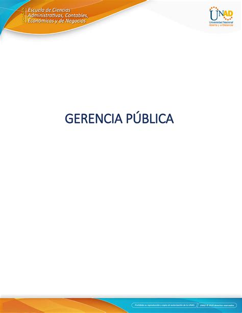 Gerencia Publica Fase 1 GERENCIA PBLICA Fase 1 Definir Y